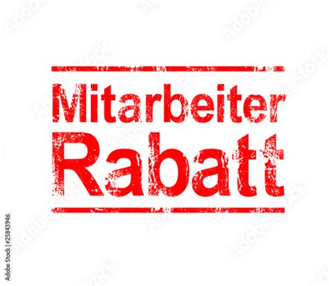 Mitarbeiter Rabatt -