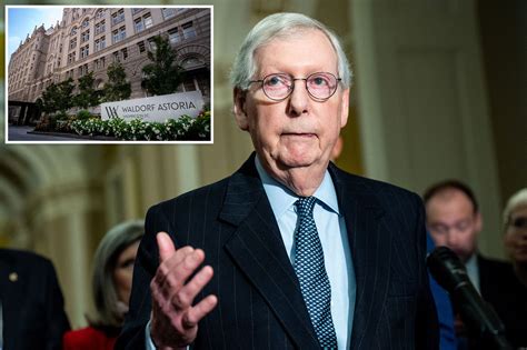 Mitch McConnell hospitalized after fall in hotel