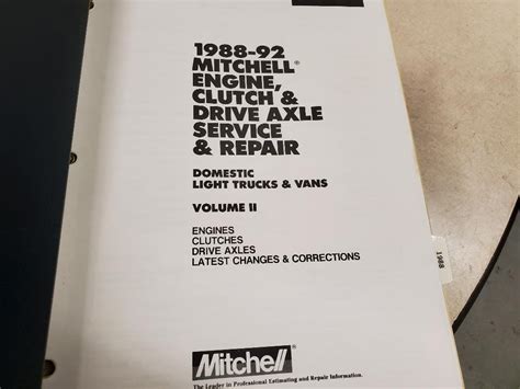 Mitchell Automotive Repair Guide