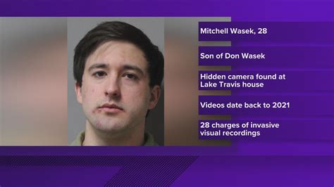 Mitchell wasek net worth. AUSTIN, Texas — Mitchell Wasek, the 28-year-old son of Buc-ee's co-founder Don Wasek, was arrested on Tuesday and faces 28 charges of invasive visual recordings after he allegedly used spy ... 