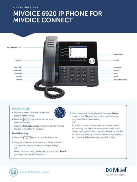 Mitel manual.  Mitel manuals.  To help users get started, each Mitel phone comes w...