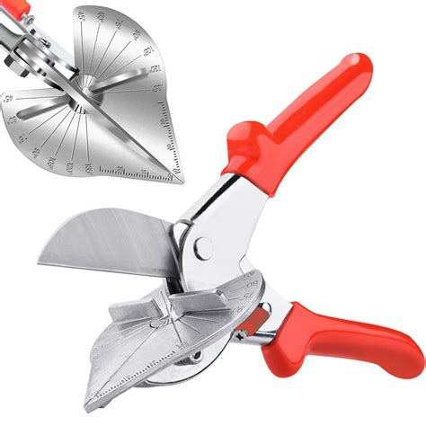Miter shear. Terizger Miter Shears for Angular,Quarter Round Cutting Tool,Multi Angle Miter Shear Cutter for Wood Chips, 0-135 Degree Adjustable, with 1 Extra blade (Miter Shears) 4.1 out of 5 stars 393 $35.99 $ 35 . 99 
