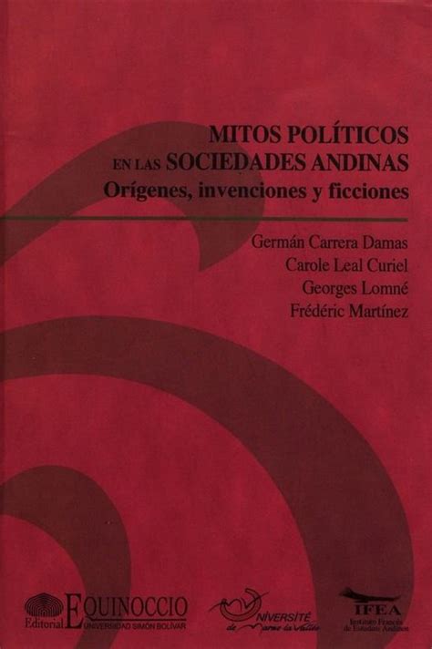 Mitos políticos en las sociedades andinas. - Sony ta n220 amplifierreceiver owners instruction manual.
