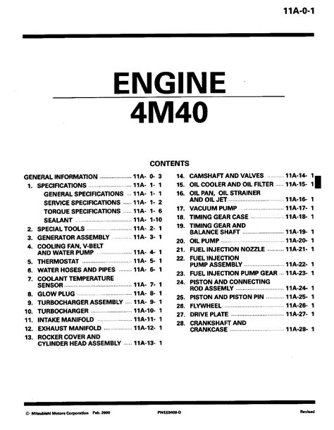 Mitsubishi 4m40 diesel engine workshop service repair manual 1. - By kenneth l feder the past in perspective an introduction.