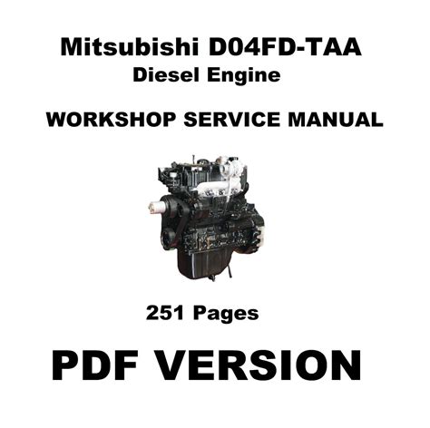 Mitsubishi d04fd taa dieselmotor werkstatt service reparatur werkstatt handbuch instant. - Mercedes mbe 4000 450 hp manual.