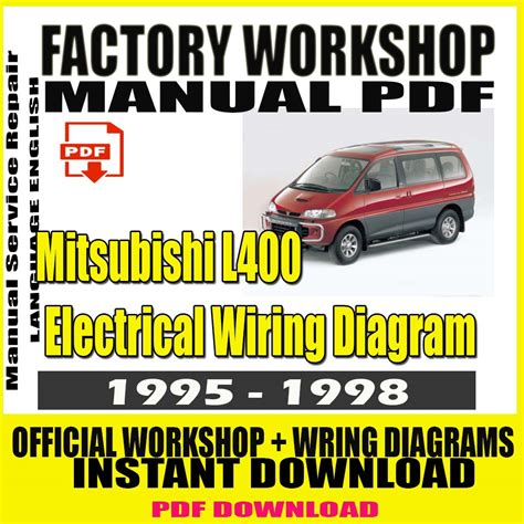 Mitsubishi delica l400 1995 1998 manual de servicio de reparación. - Hydra matic drive pontiac shop manual.