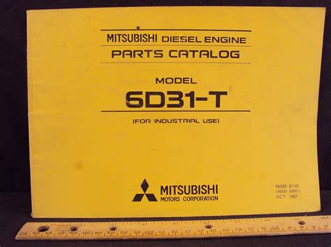 Mitsubishi diesel engine 6d31 t parts catalog manual. - All for the sake of love.