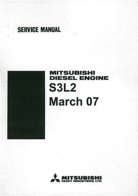 Mitsubishi diesel engine s3l2 service manual. - Gesamtstudie über die möglichkeiten der fernwärmeversorgung aus heizkraftwerken in der bundesrepublik deutschland.