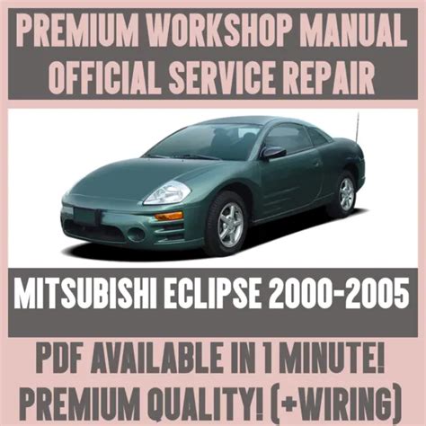 Mitsubishi eclipse 2000 2005 service repair workshop manual. - Indesit dishwasher idl 40 service manual.