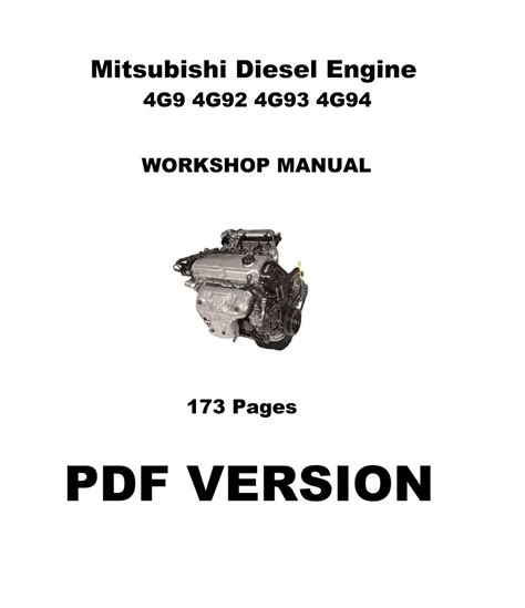 Mitsubishi engine 4g9 series repair manual. - Introduction to the manual of geography by james monteith.