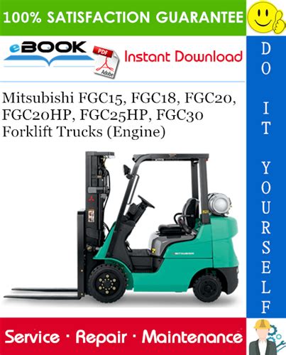 Mitsubishi fgc15 fgc18 fgc20 fgc20hp fgc25hp fgc30 forklift trucks engine service repair workshop manual download. - Libro di testo di lingua e linguistica.