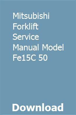 Mitsubishi forklift service manual model fe15c 50. - The radio amateurs handbook the standard manual of amateur radio communication.