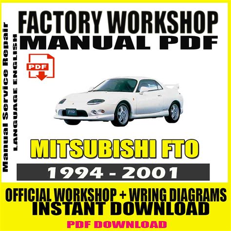 Mitsubishi fto wok full service repair manual 1994 1998. - Hecho de los tratados del matrimonio.
