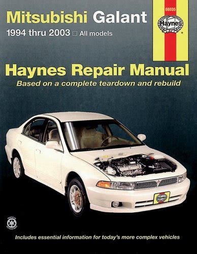 Mitsubishi galant 1994 thru 2003 haynes repair manual. - Guida alla configurazione di arcsight esm.