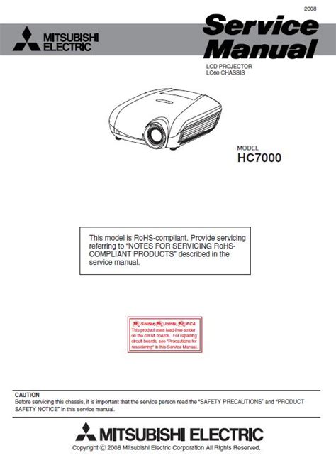 Mitsubishi hc7000 lcd projector service manual. - The collector s guide to heavy metal volume 3 the nineties.