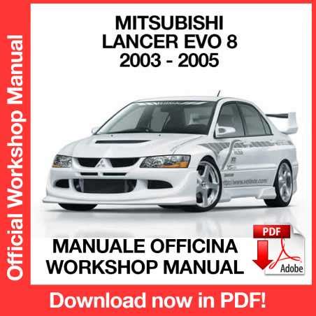 Mitsubishi lancer evo 9 manuale di servizio completo. - Manuel de formation d'agence de sécurité.