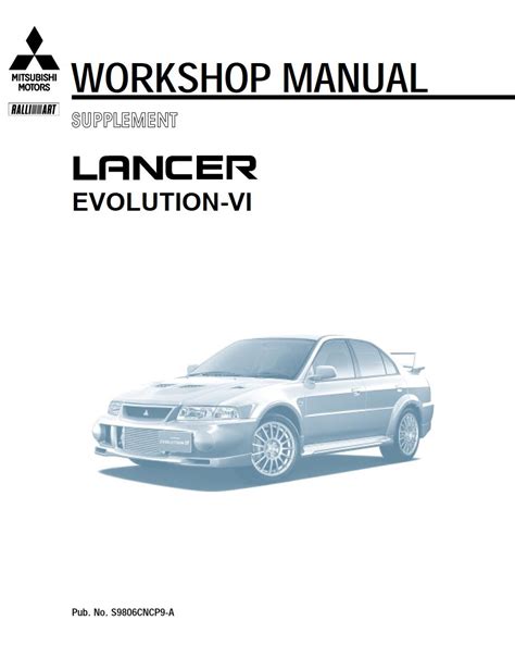 Mitsubishi lancer evolution 6 workshop manual. - Disegno geometrico del manuale delle strade.