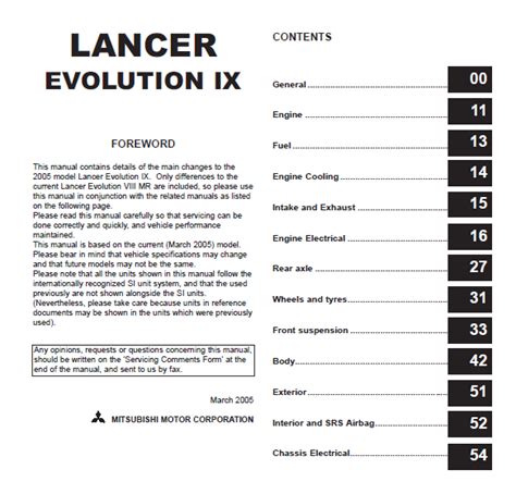 Mitsubishi lancer evolution evo 9 ix service repair workshop manual 2005 2006 2007. - Manual of accounting by m a ghani.