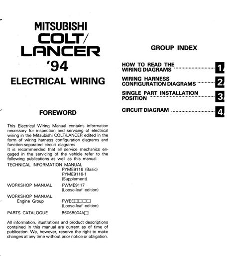 Mitsubishi lancer service manual electrical wiring diagrams. - Honda trx 420 owners manual free.