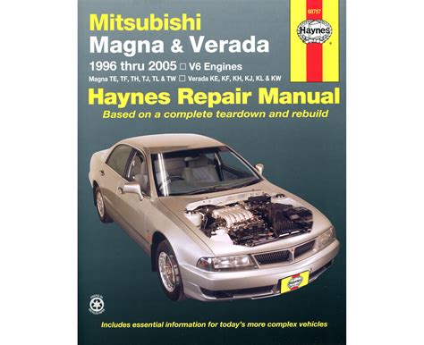 Mitsubishi magna verada 1996 2005 workshop service manual. - Parrocchia di s. bernardo abate in castel rozzone.