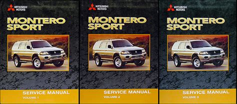Mitsubishi motors 2002 montero sport service manual volumes 1 2 and 3. - Honda cr85r cr85rb service repair manual 2003 2007.