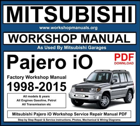 Mitsubishi pajero io workshop manual download. - 2013 ford fusion hybrid owners manual.