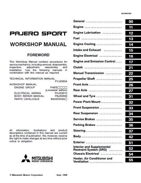 Mitsubishi pajero sport challenger workshop manual. - Hyster r30xm2 r30xma2 r30xmf2 manuale di riparazione per carrelli elevatori manuale ricambi g118.