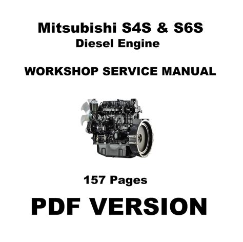 Mitsubishi s4s s6s diesel engine service repair workshop manual. - Fra bondens jord til borgers bord.