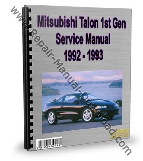 Mitsubishi talon 1st gen 1992 1993 service repair manual. - Ama manual of style online subscription.