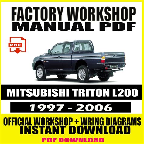 Mitsubishi triton l200 1996 2004 service repair manual. - Ford powerstroke 73 tips and tricks book manual.