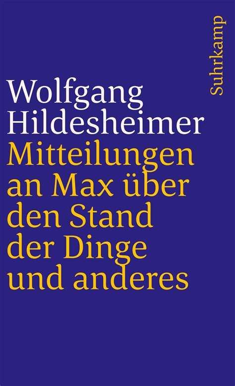 Mitteilungen an max über den stand der dinge und anderes. - Engineering optimization theory and practice solution manual.