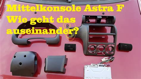 Mittelkonsole Opel Astra F How to dismantle central …