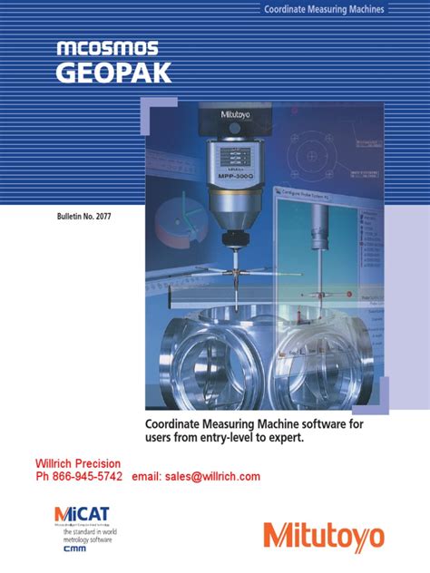 Mitutoyo geopak cmm offline programming manual. - Weber 32 36 dgv vergaser handbuch.