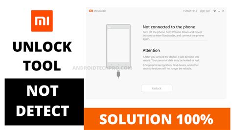 Miui unlock tool.  Why the software is not detecting smartphone.  Unlo...