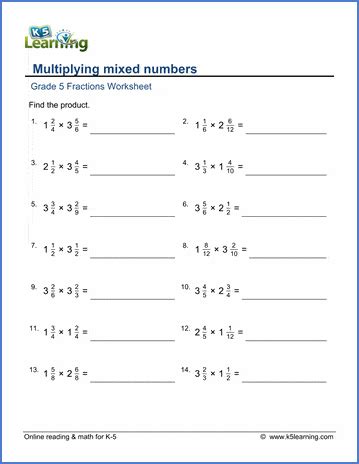 Mixed Number Multiplication And Division