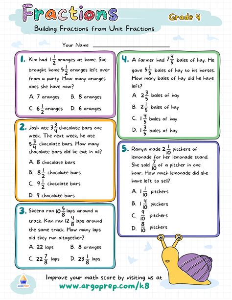 Mixed Number Word Problems ArgoPrep