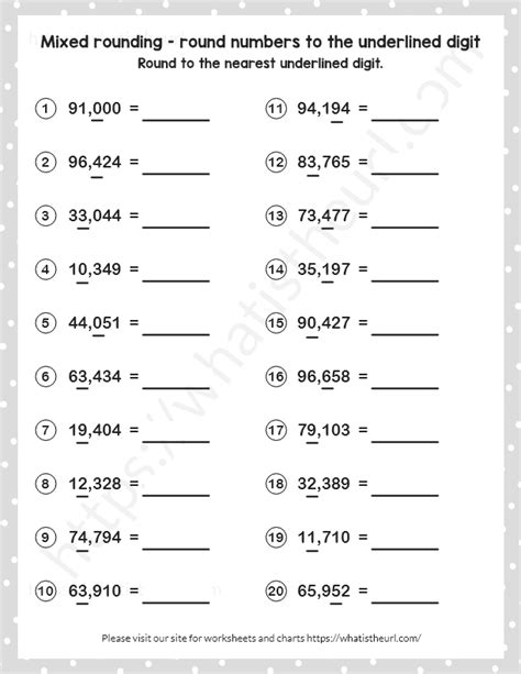 Mixed rounding worksheets.  Mixed rounding problems.  2 Digit by 1 Digit Multi...