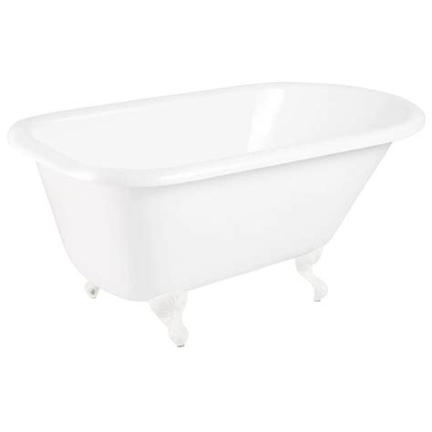 Miya 66" x 30" Freestanding Soaking Cast Iron Bathtub