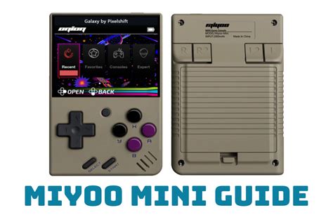 Miyoo mini starter guide.  Created by fans & NOT officially connected to Miyoo.  This category...