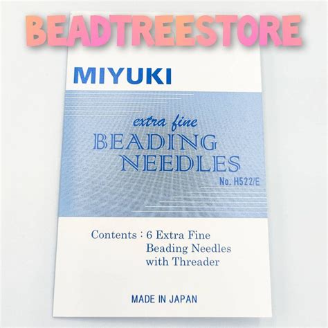 Miyuki, extra fine beading needles - Etsy Nederland