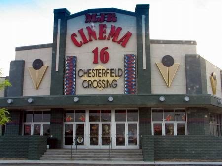 MJR Chesterfield Crossing Digital Cinema 16 Showtimes on IMDb: Get local movie times. Menu. Movies. Release Calendar Top 250 Movies Most Popular Movies Browse Movies .... 