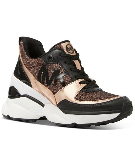 Mk gold sneakers. From Michael Kors. Sale. $265. $159. Michael Kors. Michael Mmk Olympia Sport Extreme Lace Up Sneakers - White. From Macy's. Sale. $175. 