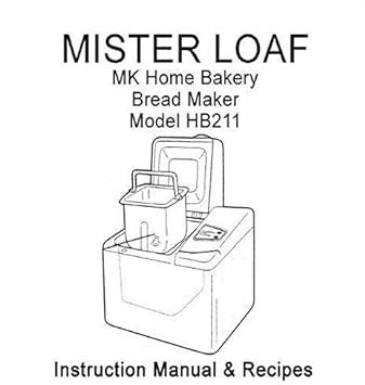 Mk mister loaf breadmaker parts model hb310 instruction manual recipes. - Fundamentals of biochemical engineering solutions manual.