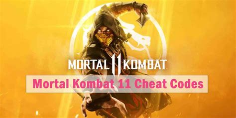 Ver todas (58) Nosso trainer do Mortal Kombat 11 tem mais de 7 cheats e suporta Steam e Xbox. Use cheats nesse jogo e muito mais com o aplicativo WeMod! Estas cheats são parte de nossa coleção PC Game Pass . Saiba mais sobre o WeMod.. 