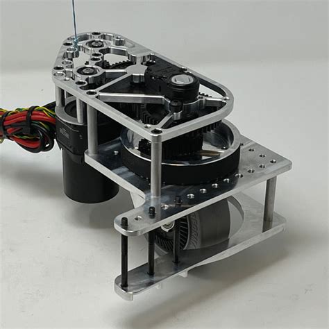 Mk4n swerve module.  With the narrow side being only 4" wide inside of...