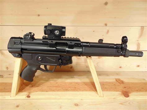 Mke ap5 stock. Hard Case. MP5 Sling. Top PIcatinny Optic Rail. The AP-5M 9MM Pistol is made in Turkey by MKE and imported to the U.S. by Century Arms. This 9mm semi-automatic roller lock delayed blowback pistol features a 4.6" … 