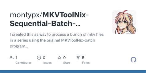 Mkvtoolnix Batch