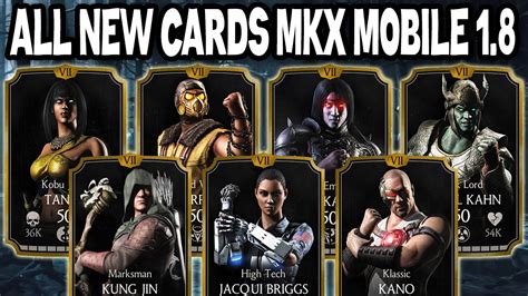 Mkx mobile next challenge character 2020.  Join channel membership to access per...