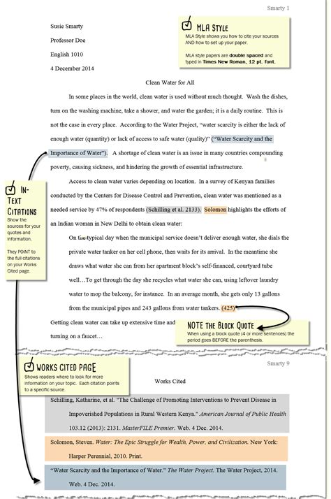 Mla citation format in essay. Summary: MLA (Modern Language Association) style is most commonly used to write papers and cite sources within the liberal arts and humanities. This resource, updated to reflect the MLA Handbookth ed.), offers examples for the general format of MLA research papers, in-text citations, endnotes/footnotes, and the Works Cited page. … 