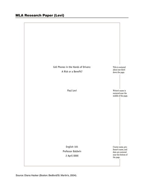 Title Page: MLA style does not require a title page; instead, the first page of the paper should begin with four lines, double spaced, indicating: your name, name of the course instructor, name of the course, and the date. Spacing: Double-space every line (including long quotes and the citations on the Works Cited page).. 
